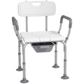3-in-1 Shower Chair and Raised Toilet Seat for Seniors