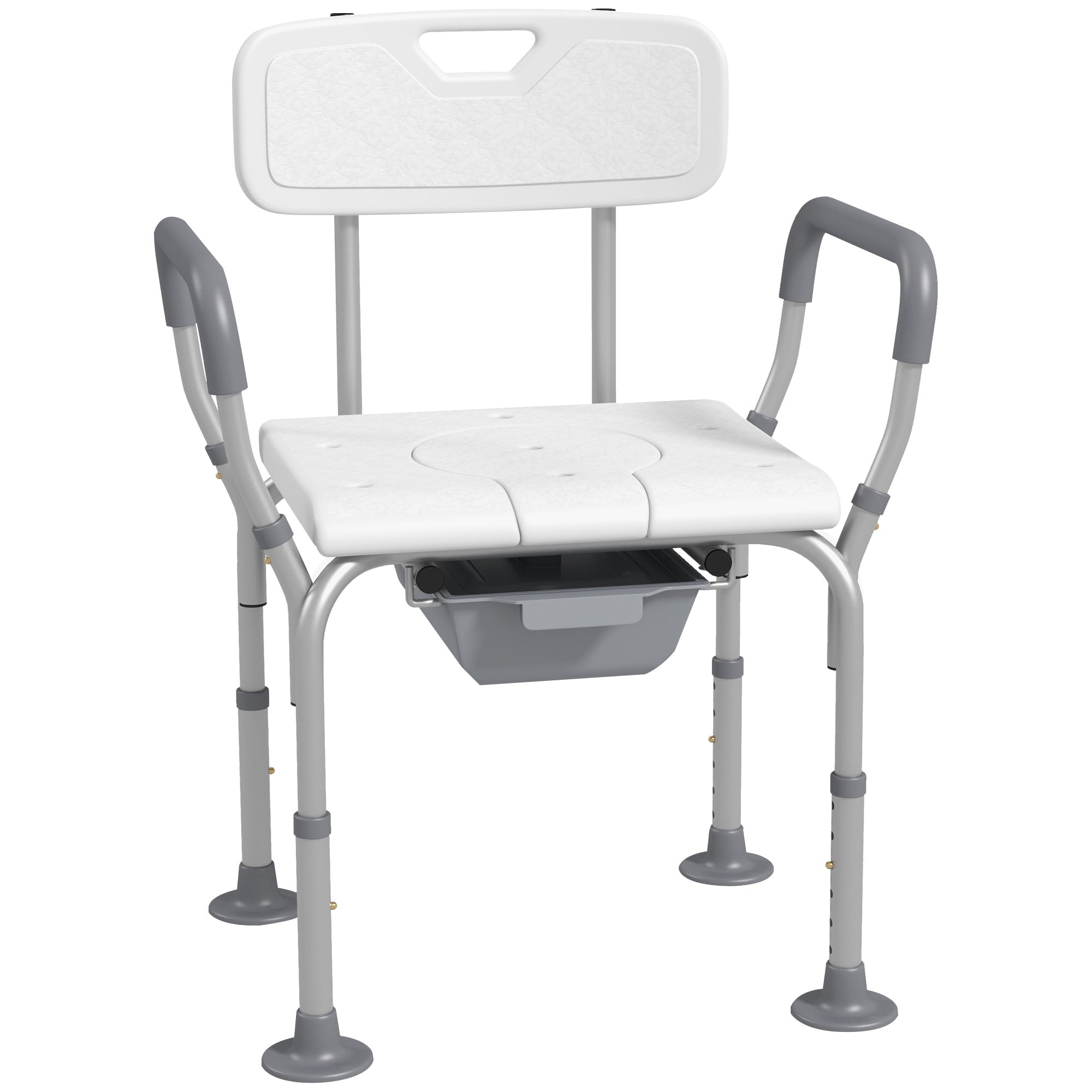 3-in-1 Shower Chair and Raised Toilet Seat for Seniors