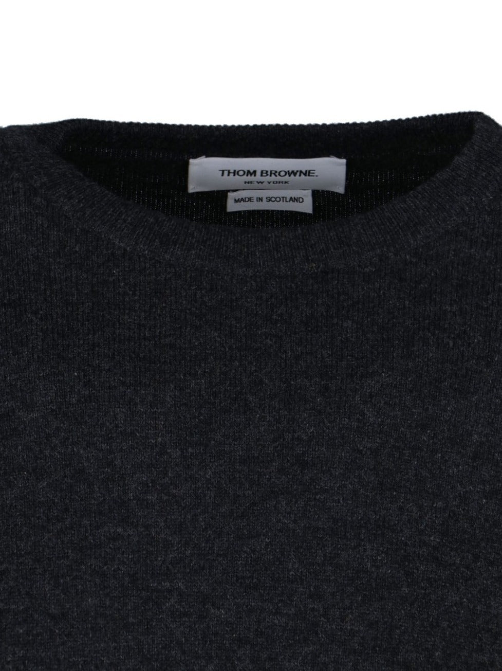 'Loopback 4-Bar' Knit Top – Black
