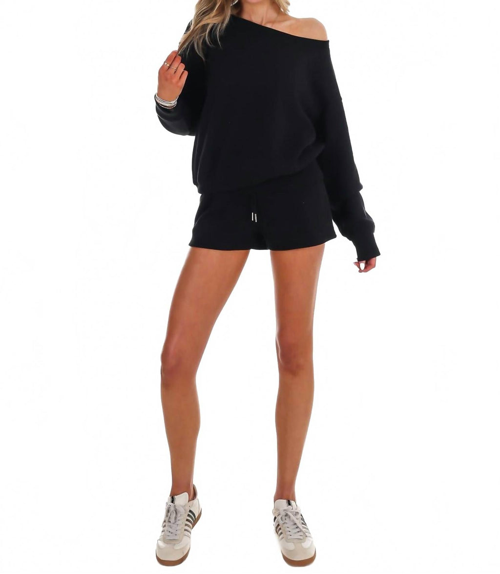 Another Chance Two Piece Set In Black