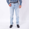Ami Paris Classic Fit Bleached Blue Denim Jeans