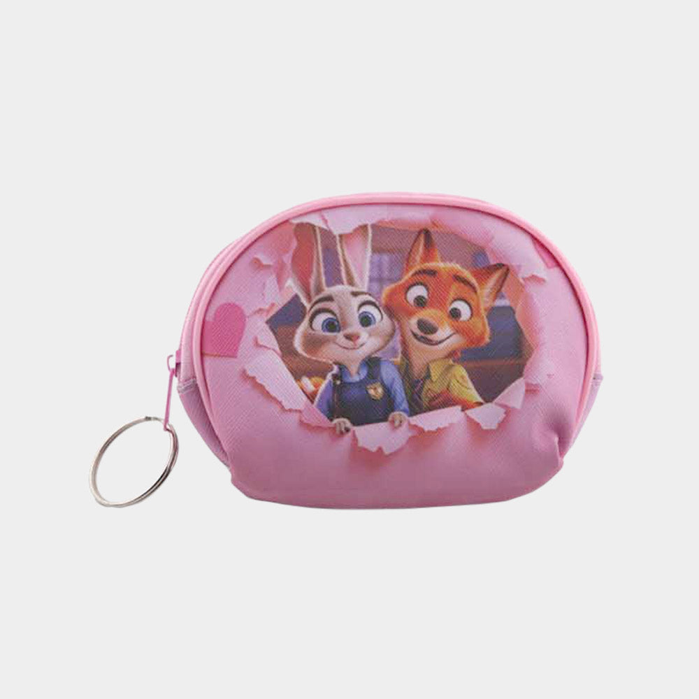 12PCS - Cute Cartoon Character Keychain Coin Purses