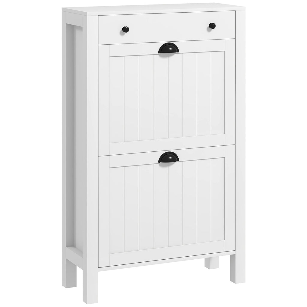 2-Drawer Shoe Storage Cabinet for Entryway