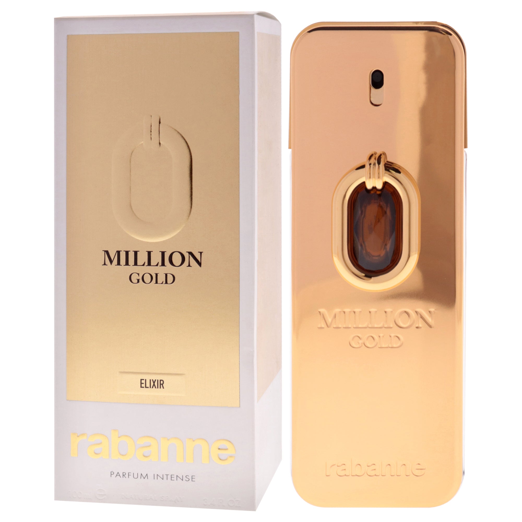 1 Million Gold Elixir Intense by Paco Rabanne for Men - 3.4 oz Parfum Spray