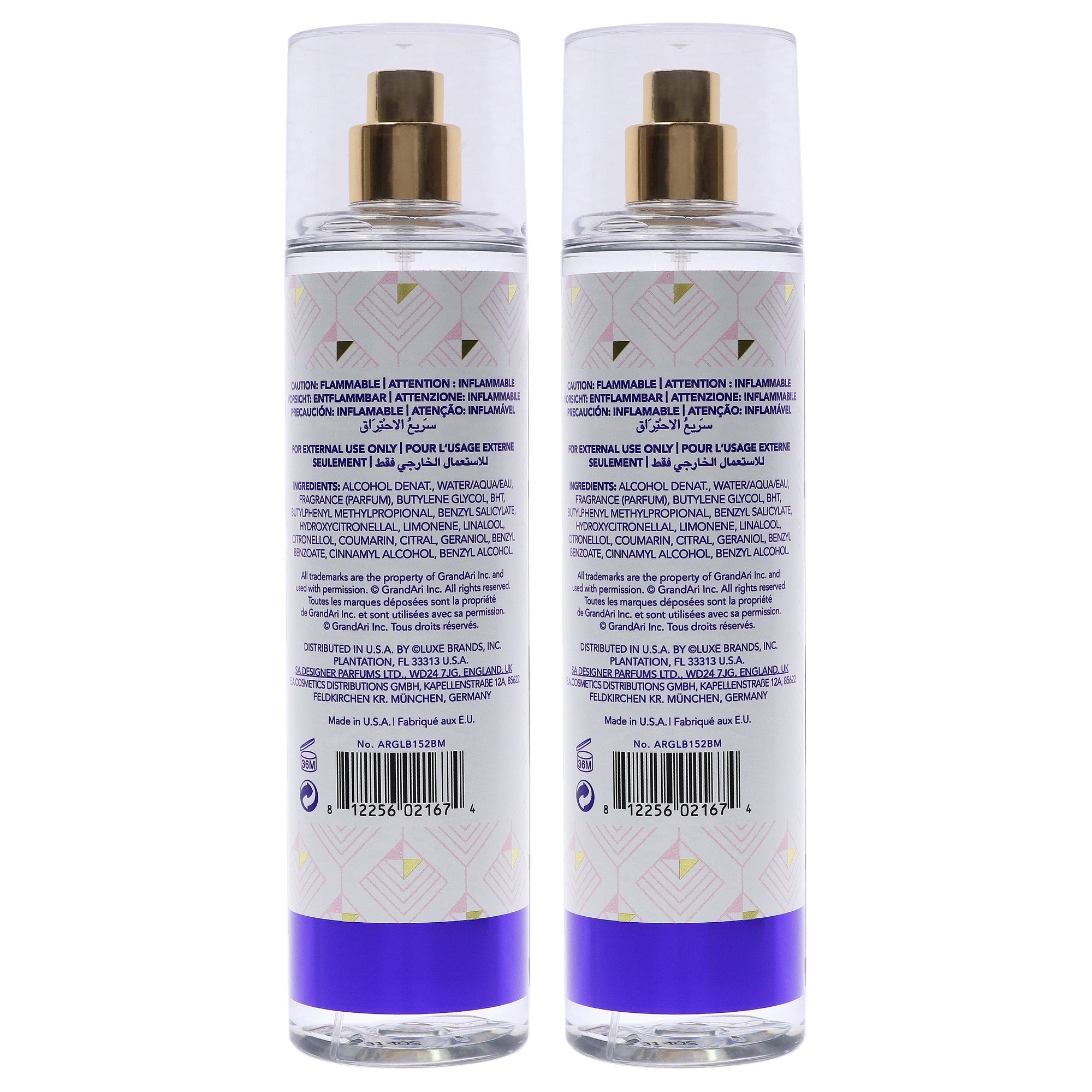 Ari by Ariana Grande for Women - 8 oz Body Mist - Pack of 2