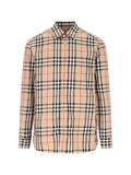 "Check" Pocket Shirt – Beige