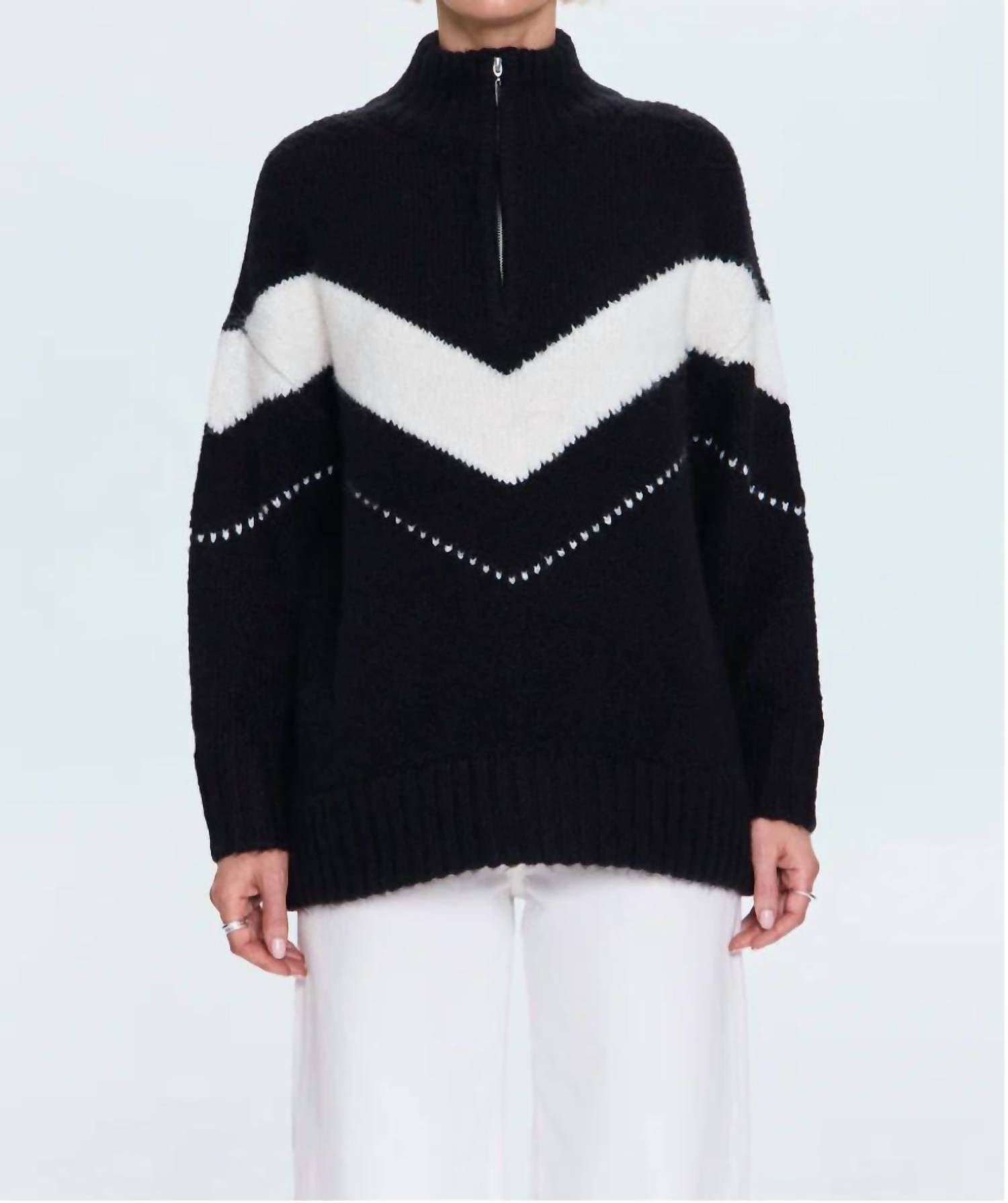 Arden Vanilla Ice Sweater In Black
