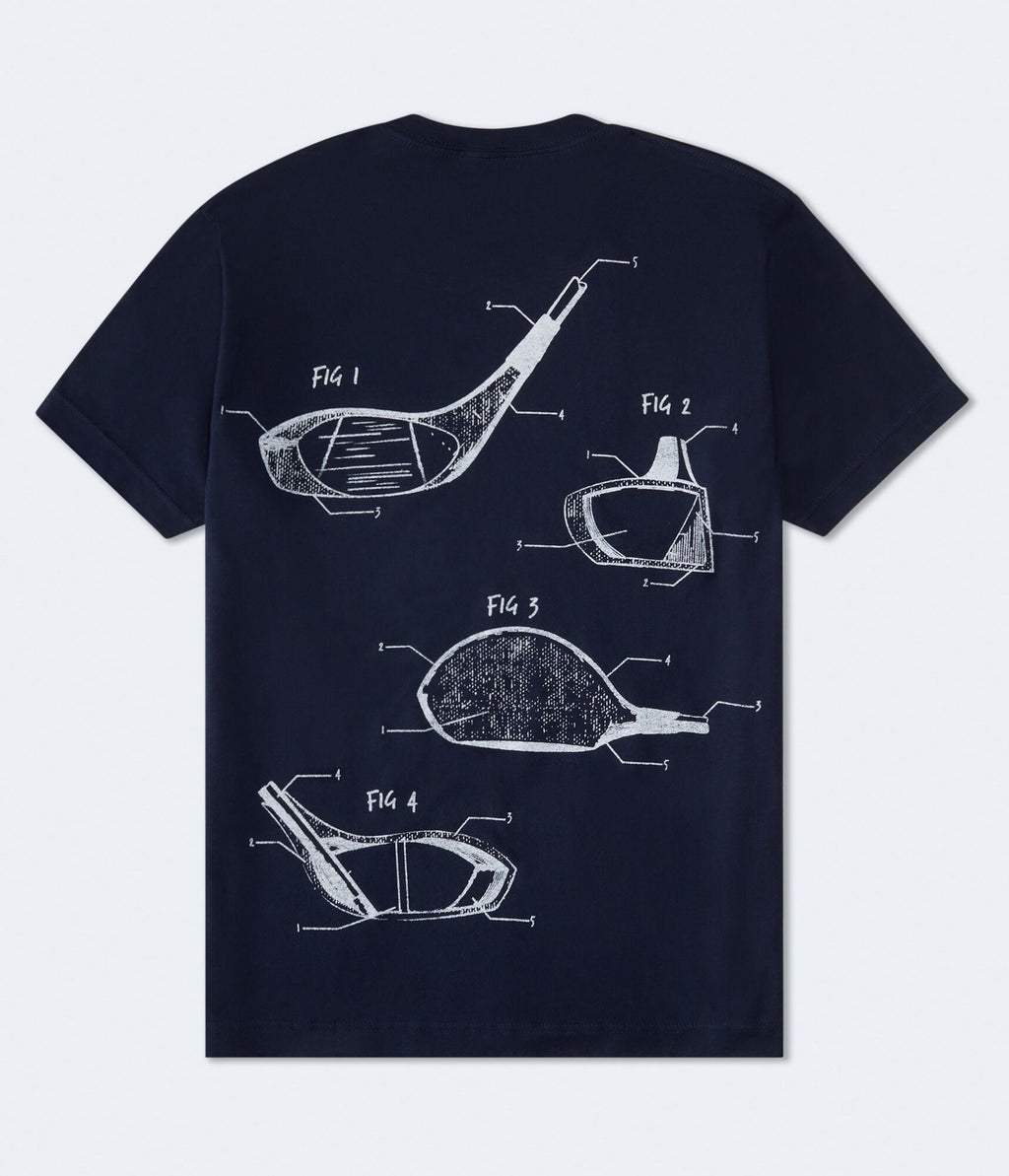 Aeropostale Pga Golf Club Anatomy Relaxed Graphic Tee