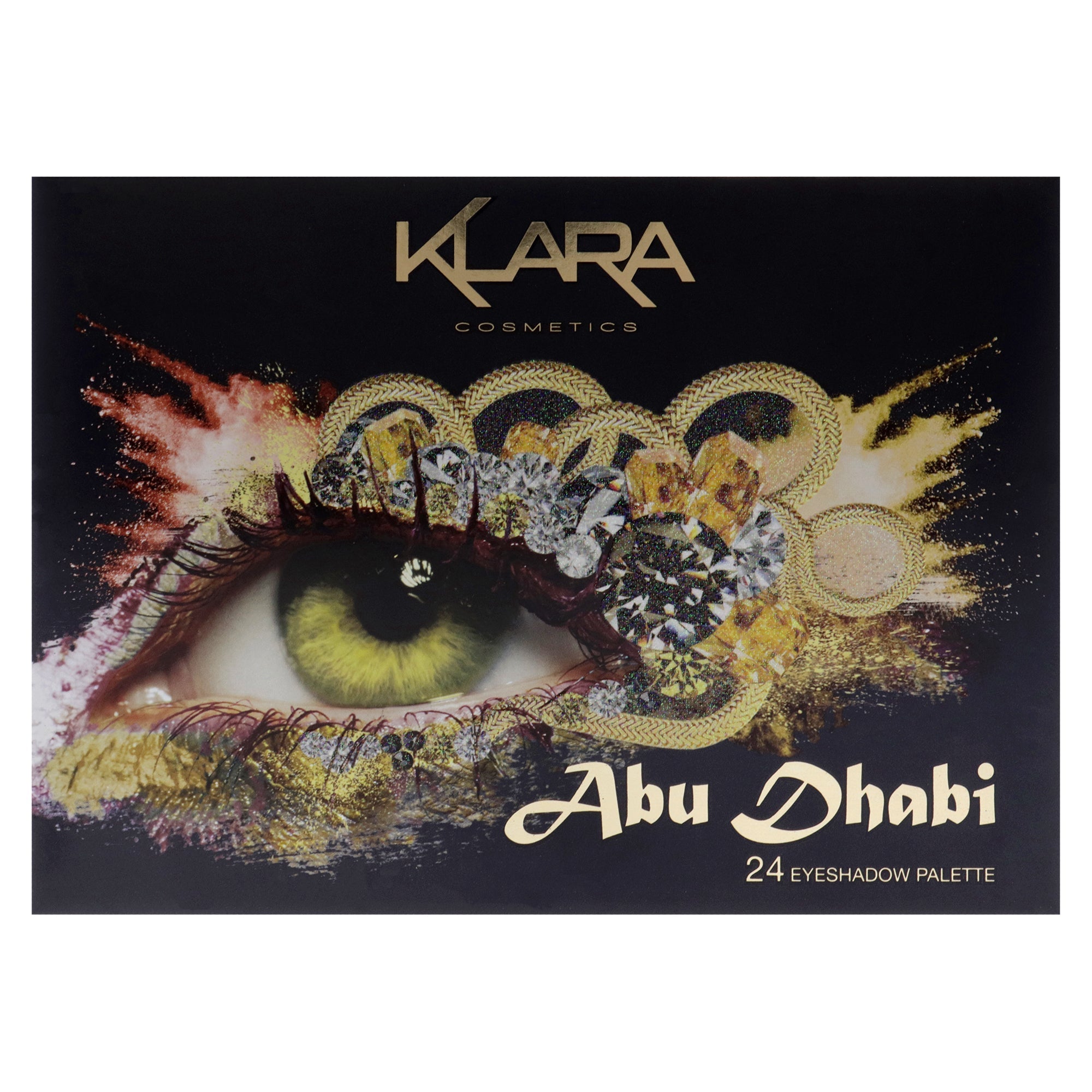 24 Eyeshadow Palette - Abu Dhabi by Klara for Women - 1.68 oz Eye Shadow