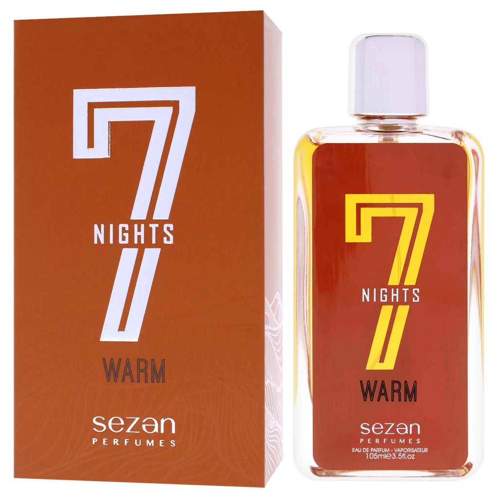 7 Nights - Warm by Sezan for Unisex - 3.3 oz EDP Spray