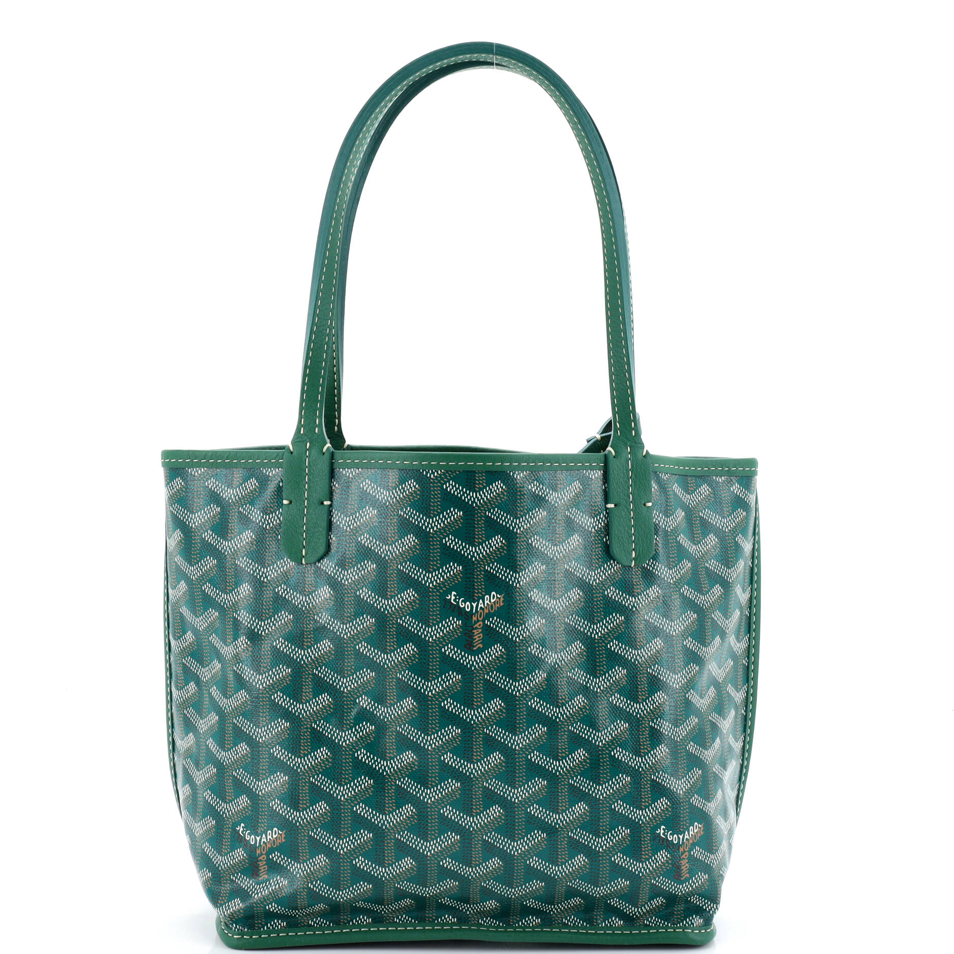 Anjou Reversible Tote Coated Canvas Mini