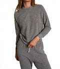 Alexi French Terry Sweatshirt In Dark Heather Grey