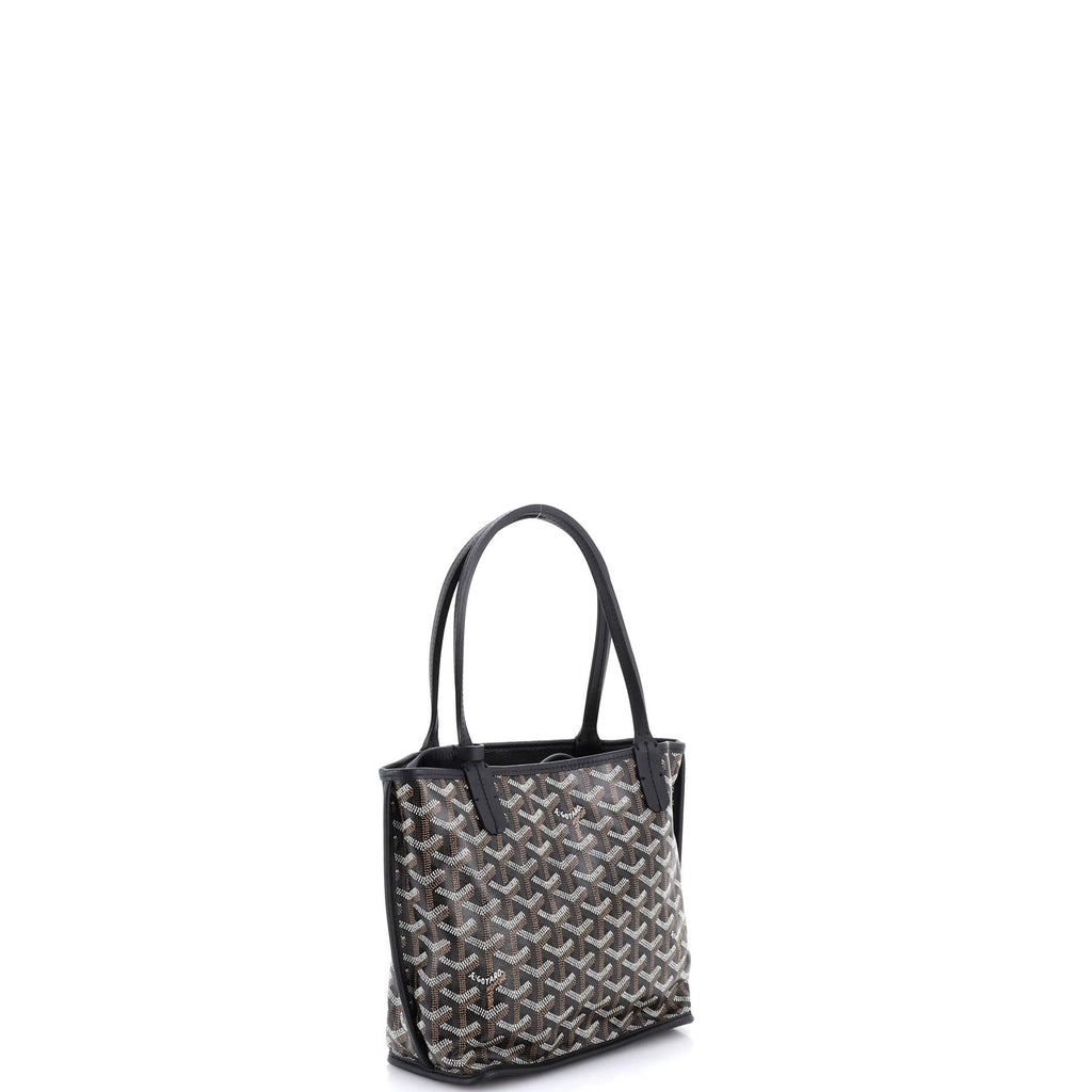 Anjou Reversible Tote Coated Canvas Mini