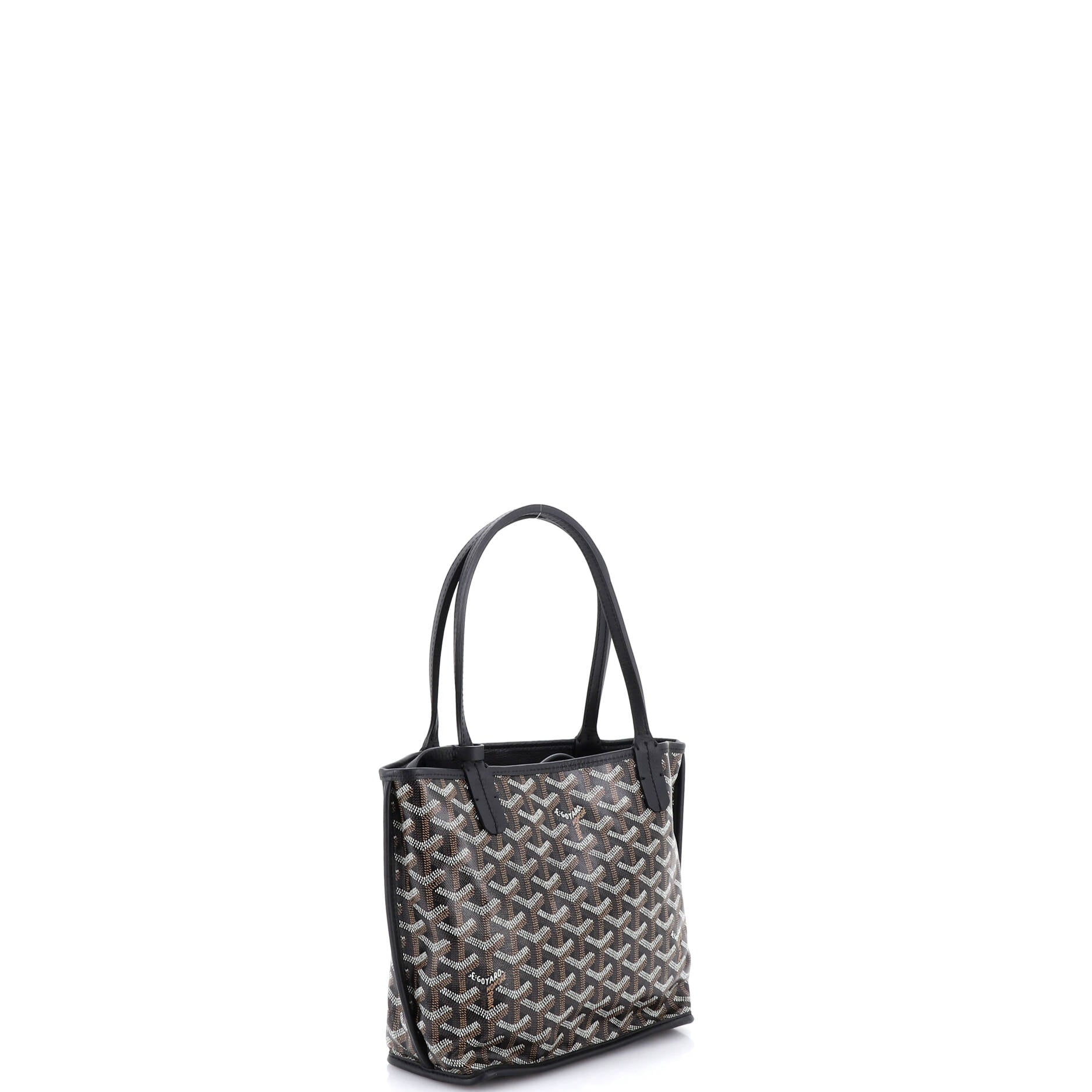 Anjou Reversible Tote Coated Canvas Mini