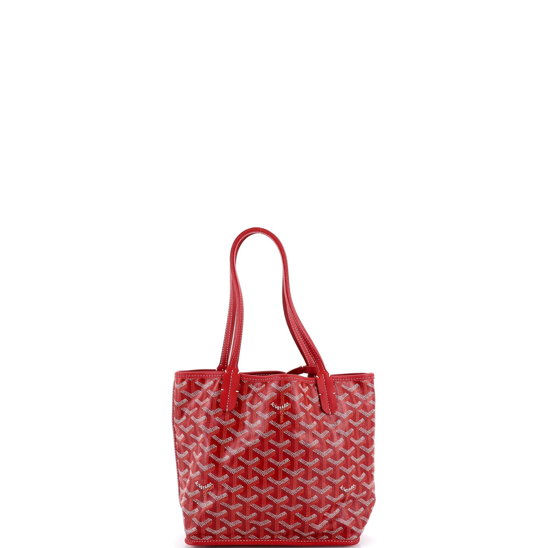 Anjou Reversible Tote Coated Canvas Mini