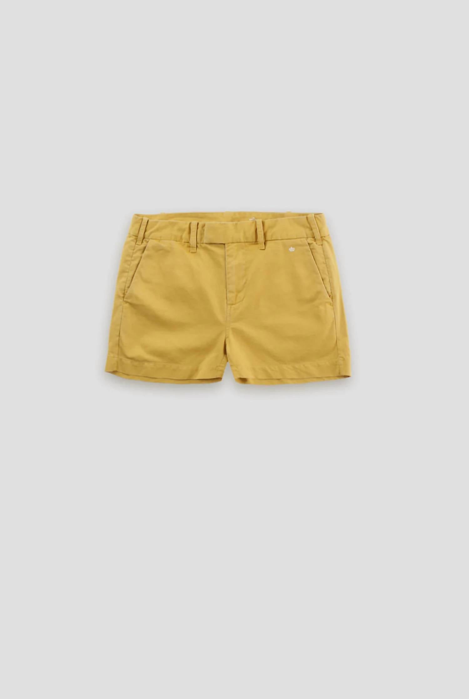 4" Shorts In Canary Yellow