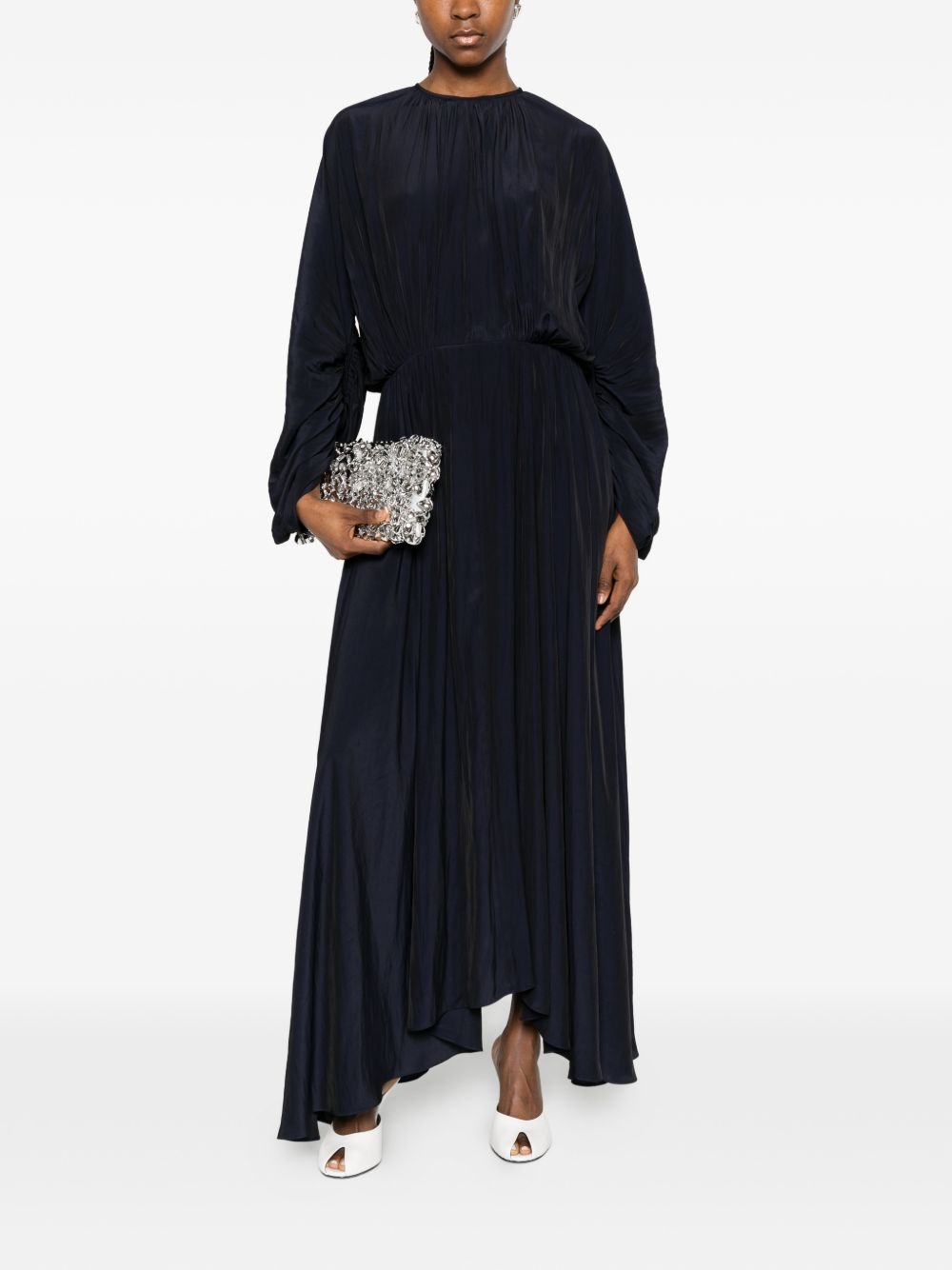 Asymmetrical Hemline Maxi Dress