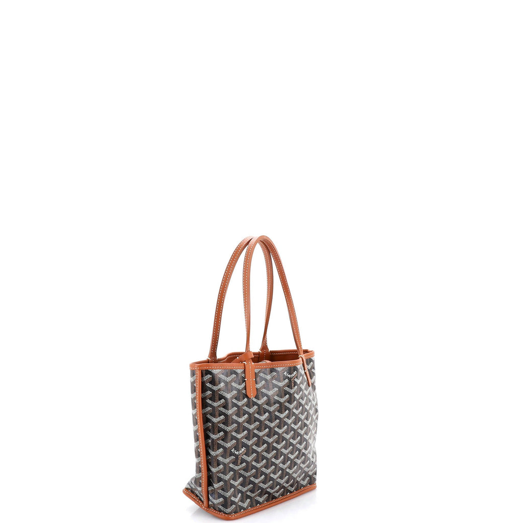 Anjou Reversible Tote Coated Canvas Mini