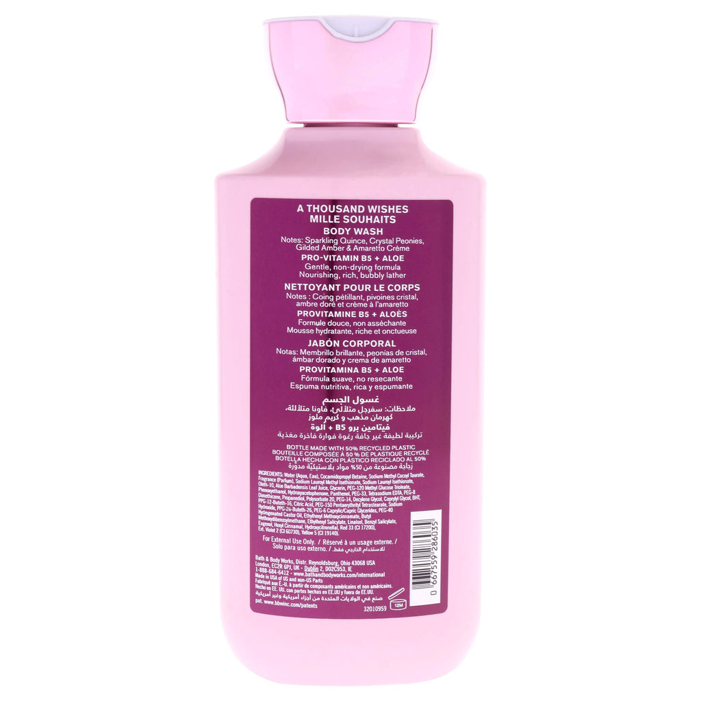 A Thousand Wishes by Bath and Body Works for Unisex - 10 oz Body Wash