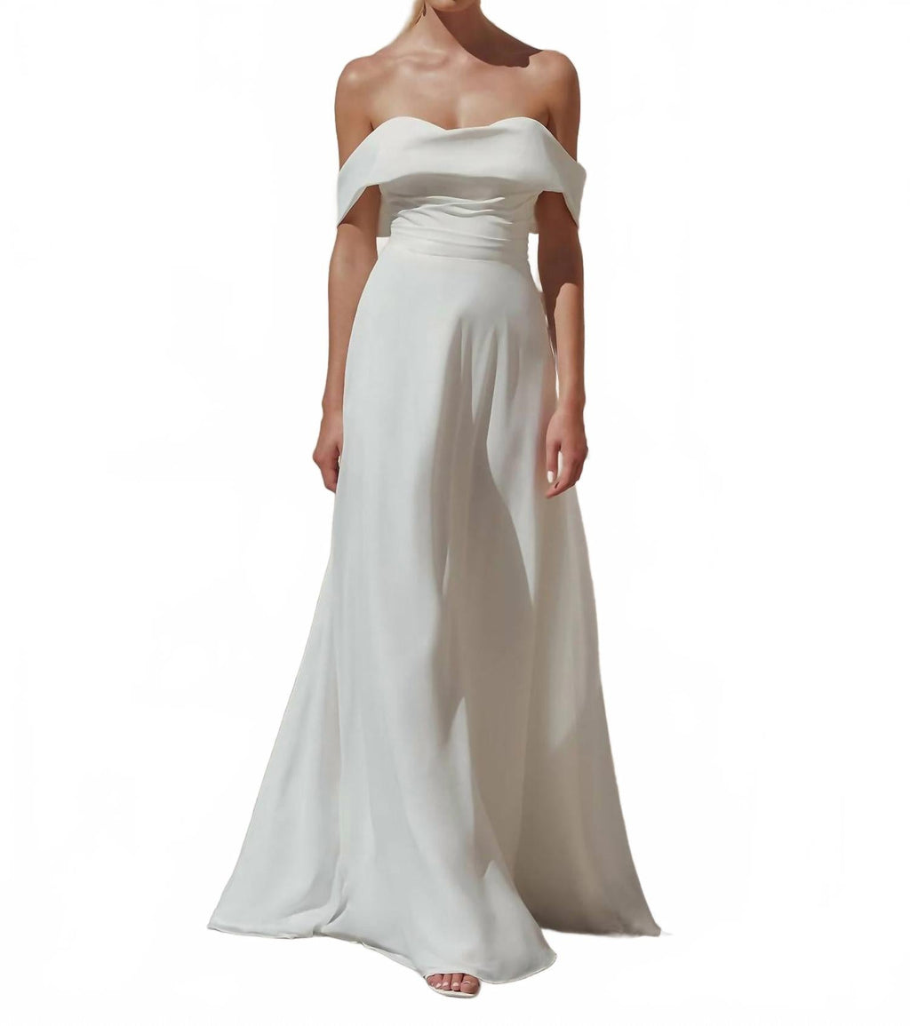 A-Line Bridal Gown In Ivory