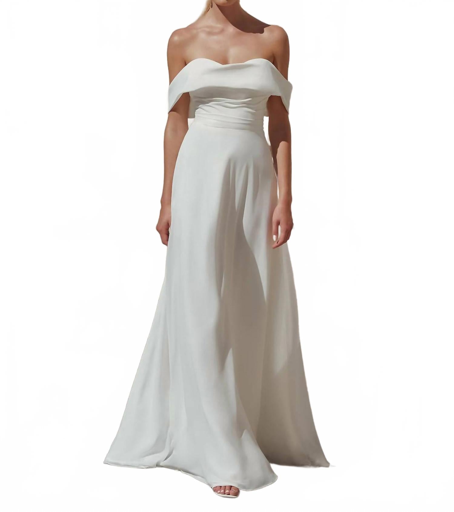 A-Line Bridal Gown In Ivory