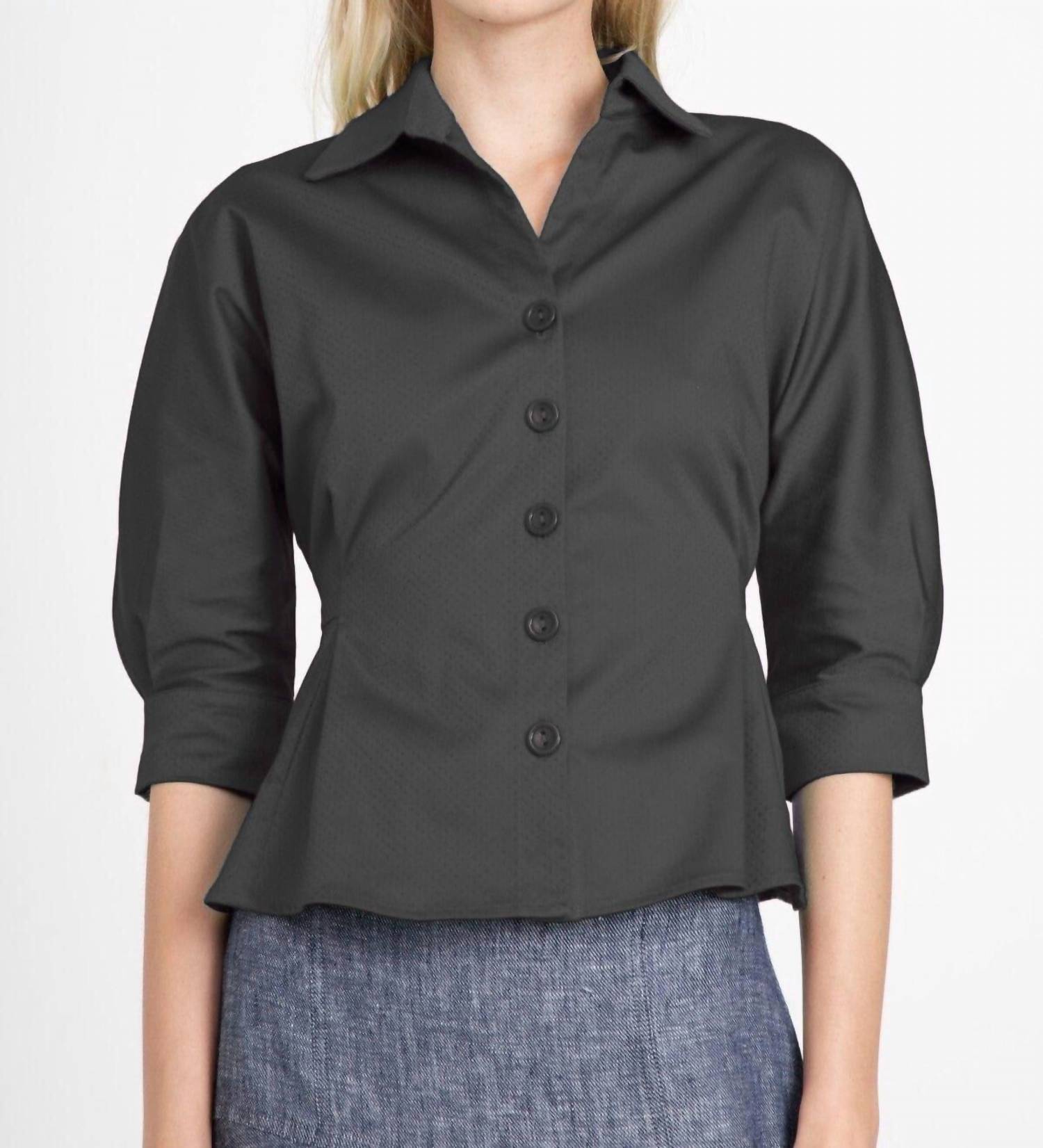 Albright Shirt Top In Black