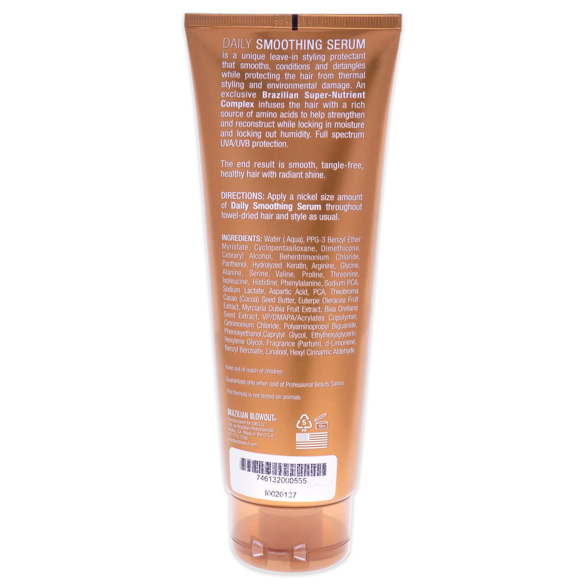 Acai Daily Smoothing Serum by Brazilian Blowout for Unisex - 8 oz Serum