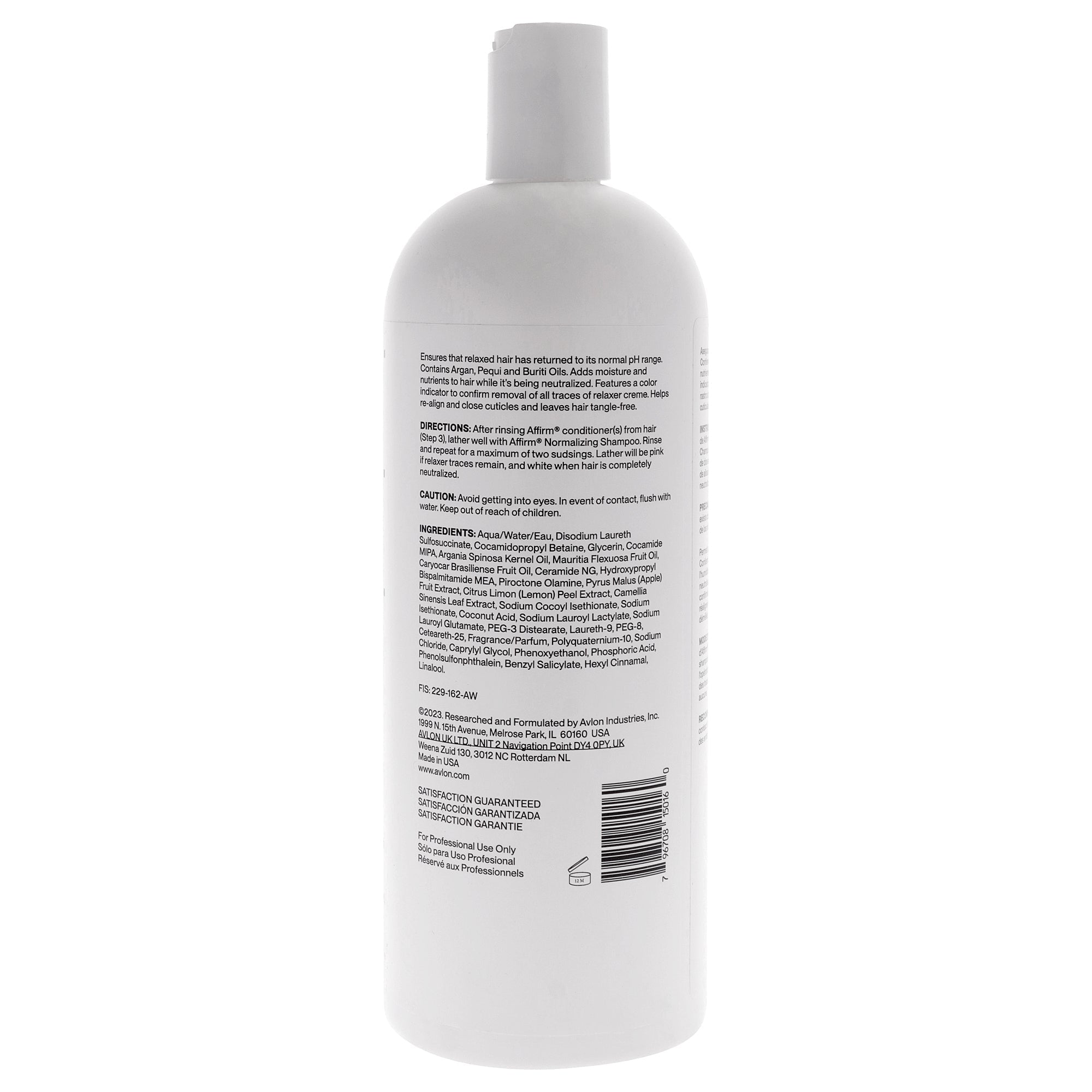 Affirm Normalizing Shampoo by Avlon for Unisex - 32 oz Shampoo