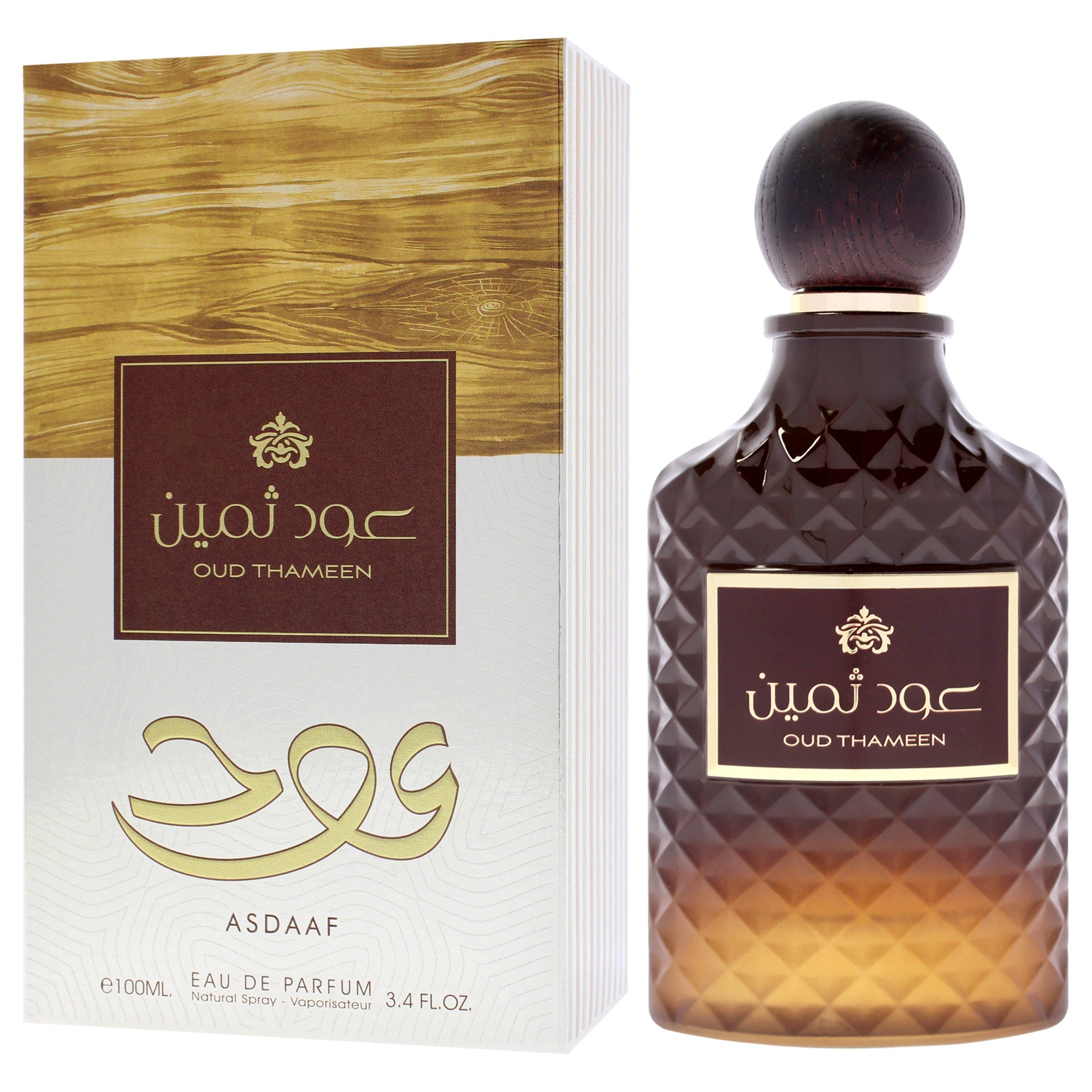 Asdaaf - Oud Thameen by Lattafa for Women - 3.4 oz EDP Spray
