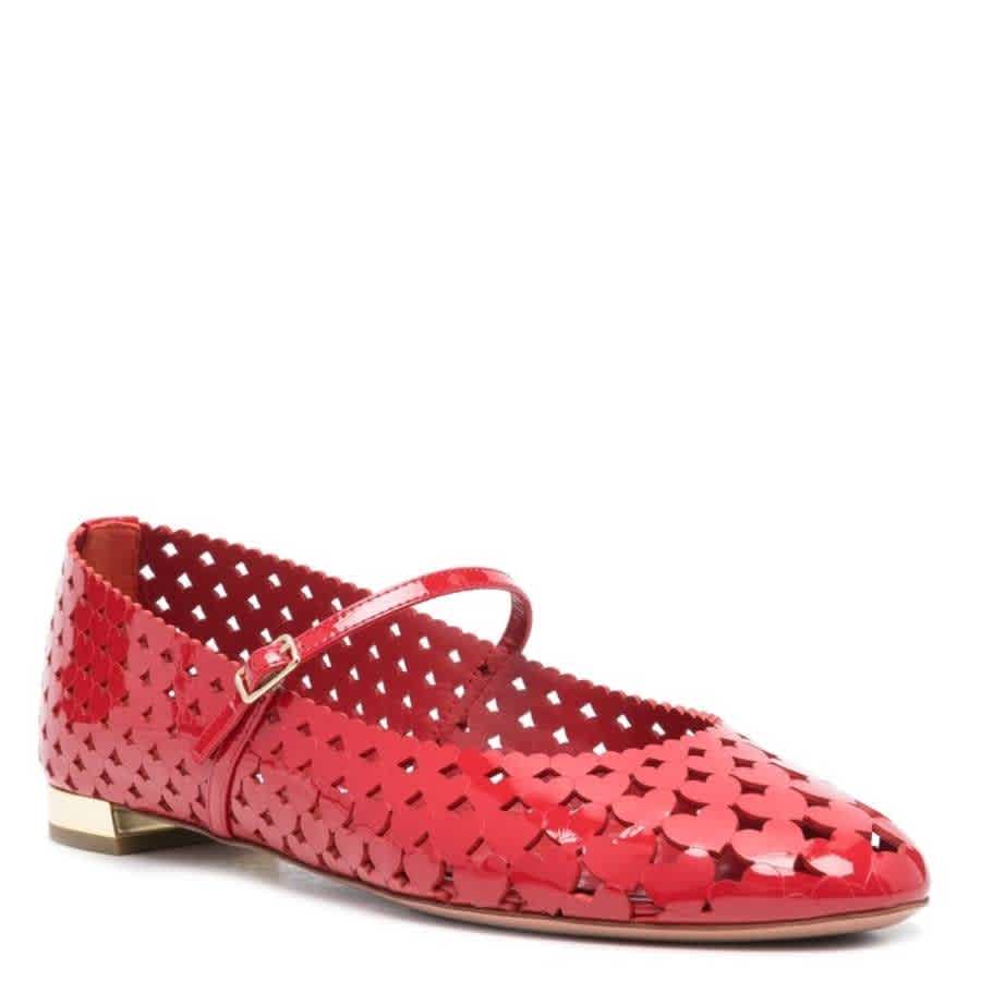 Aquazzura Amourose Patent Ballet Flats