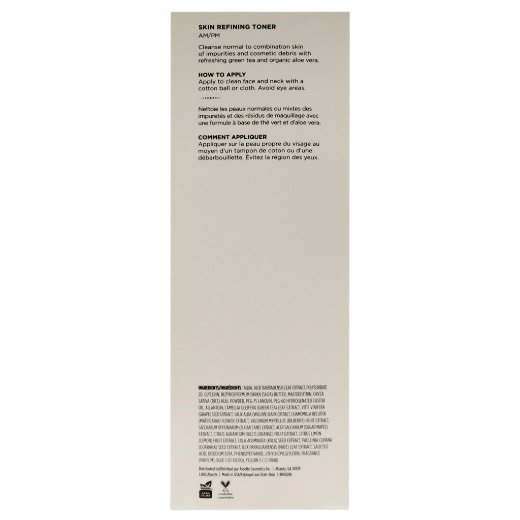 Aloepure Skin Refining Toner by Aloette for Unisex - 8 oz Toner