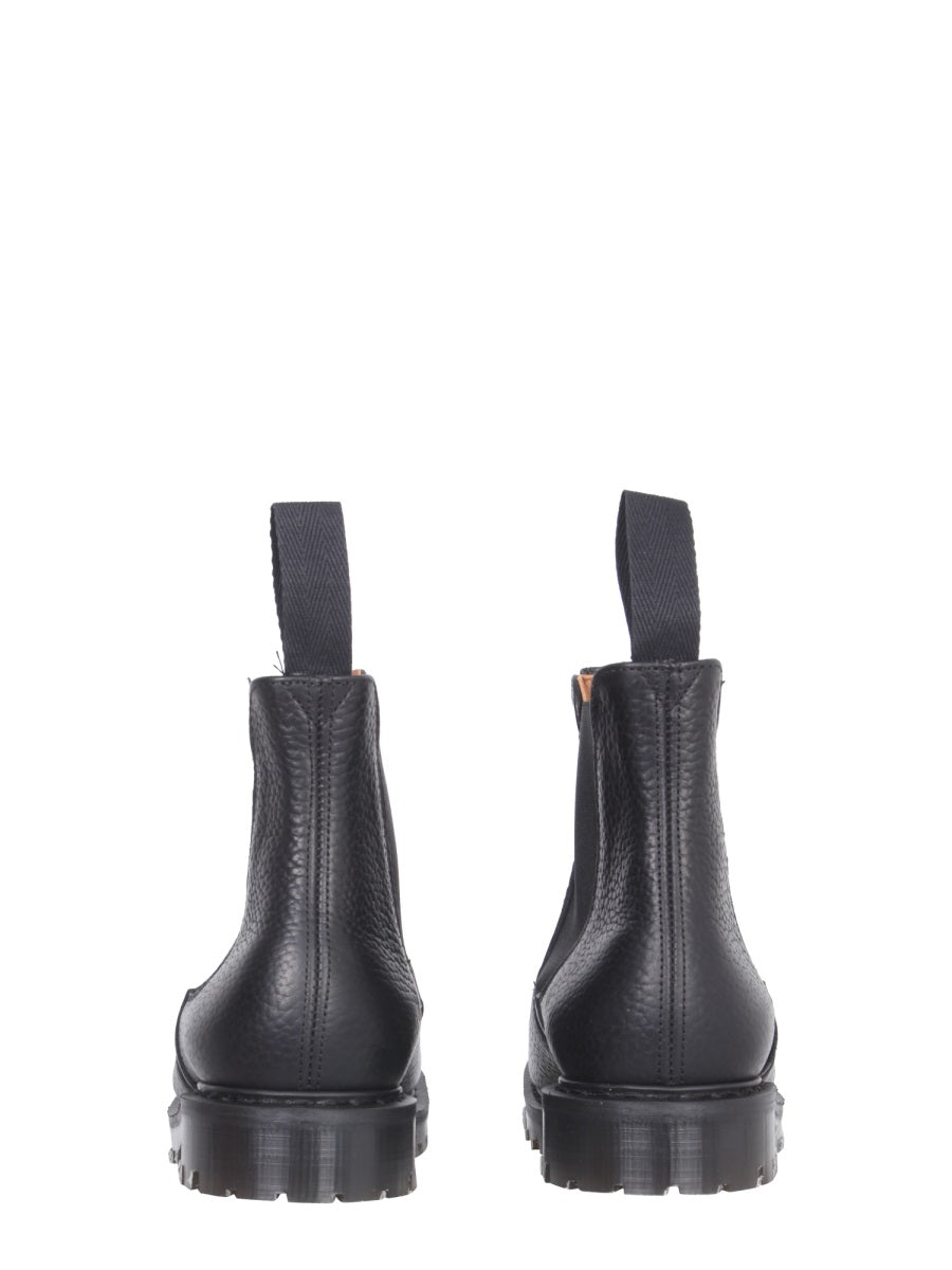 Ankle-High Leather Boots
