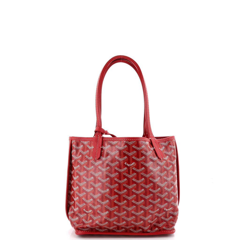 Anjou Reversible Tote Coated Canvas Mini