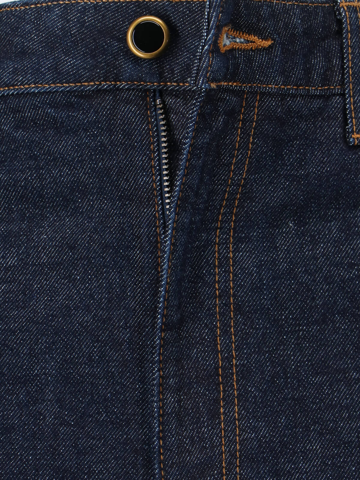 "Delina" Straight Jeans – Dark Blue