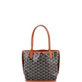 Anjou Reversible Tote Coated Canvas Mini
