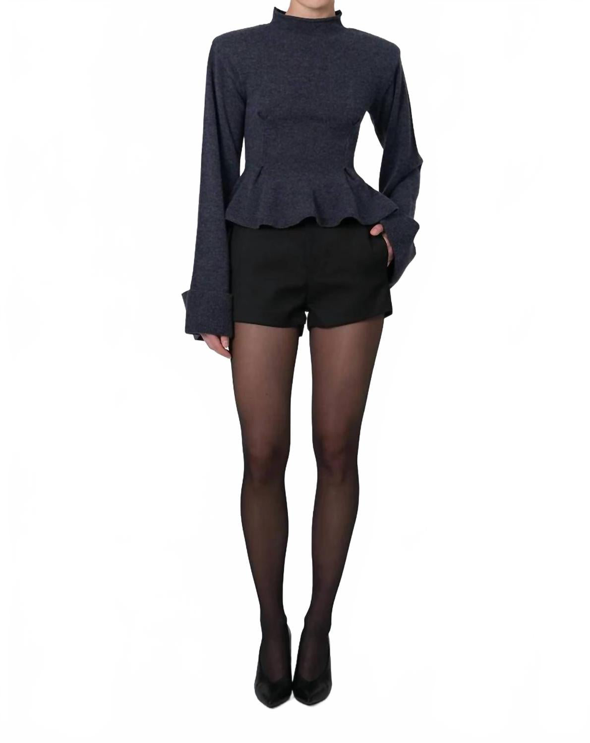 Adeline Top In Steel