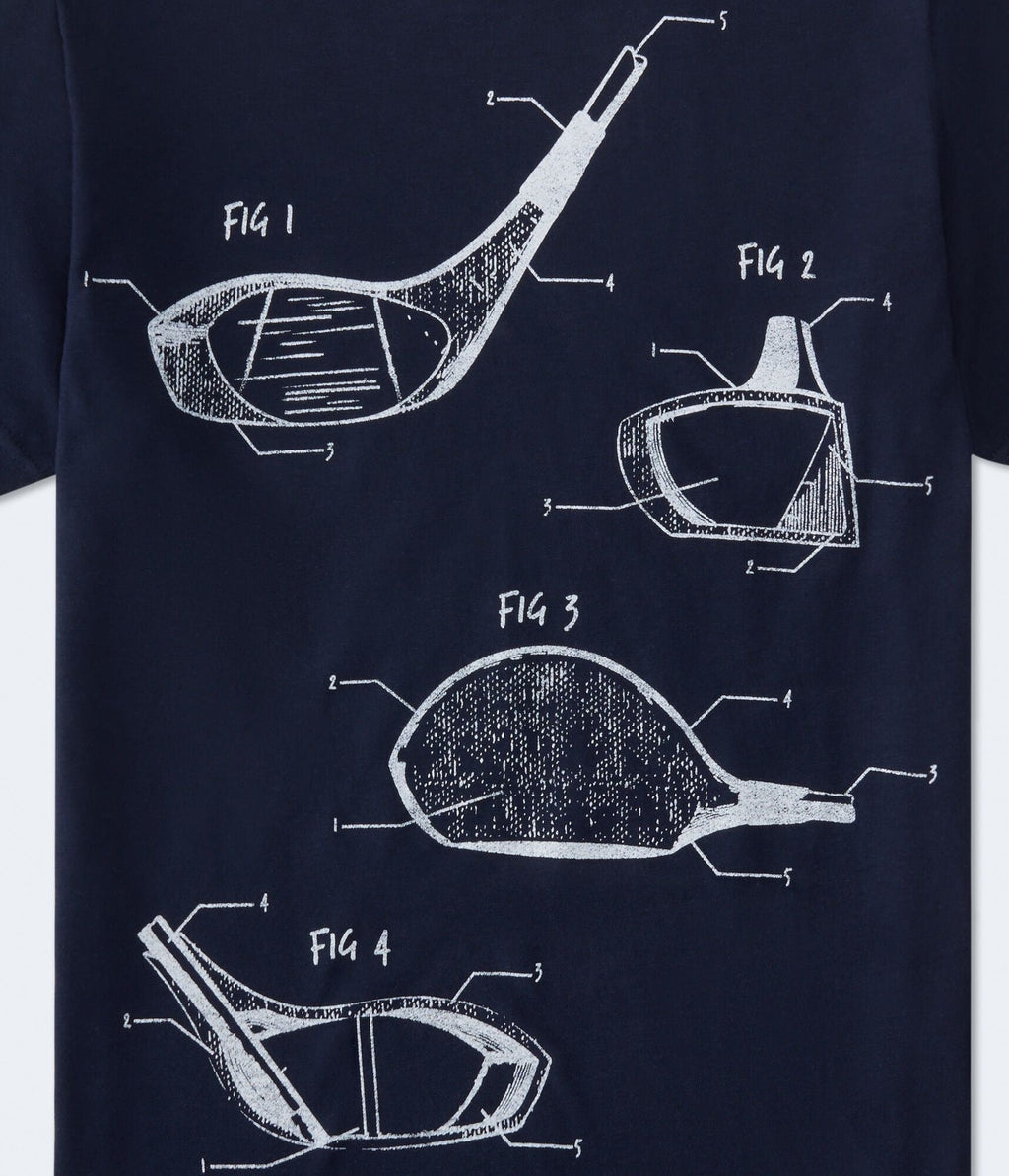 Aeropostale Pga Golf Club Anatomy Relaxed Graphic Tee