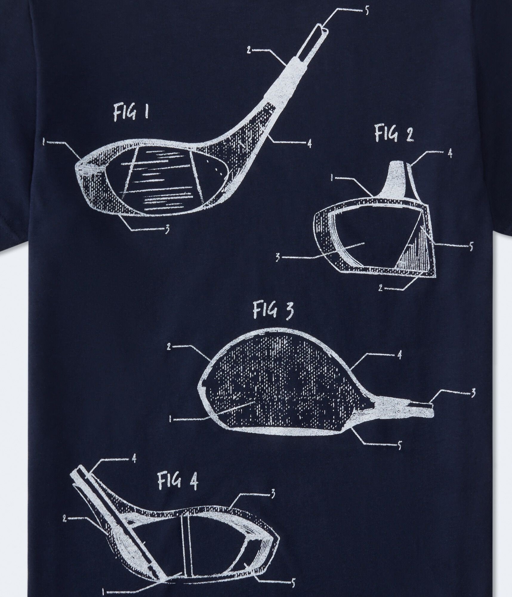 Aeropostale Pga Golf Club Anatomy Relaxed Graphic Tee