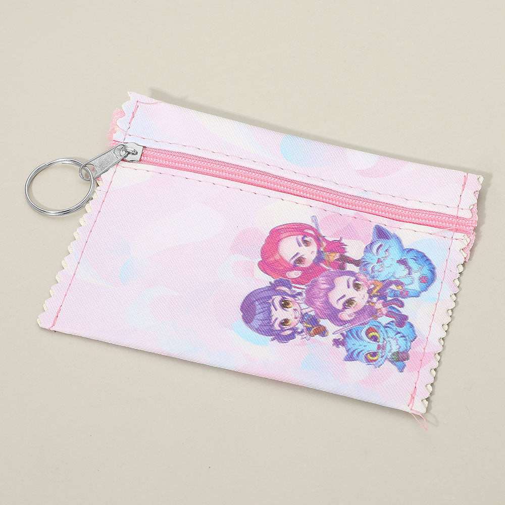 12PCS - KPop Demon Hunters Huntrix Animated Hero Squad Mini Coin Purse Pouch Bags