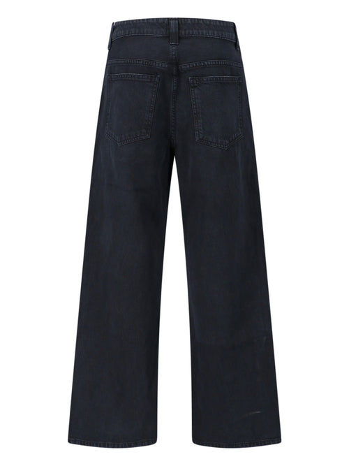 "Dane" Wide Jeans – Black