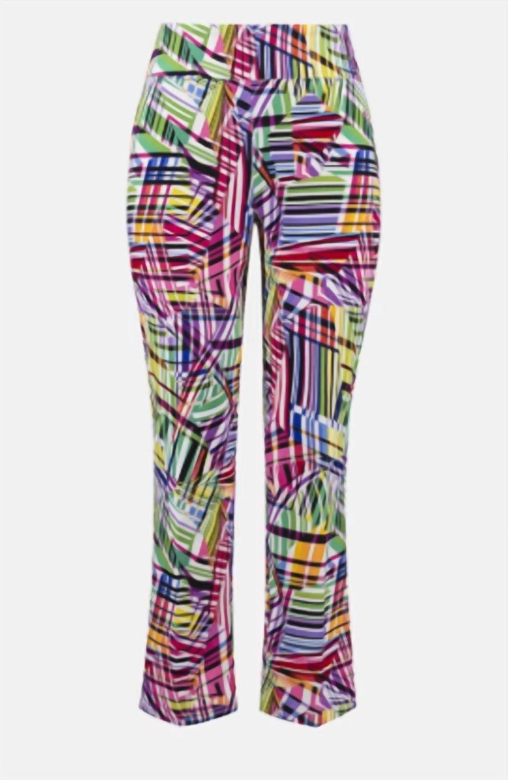 Abstract Graphic Summer Trousers In Multi