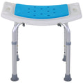 Adjustable Aluminum Shower Stool with Non-Slip Feet