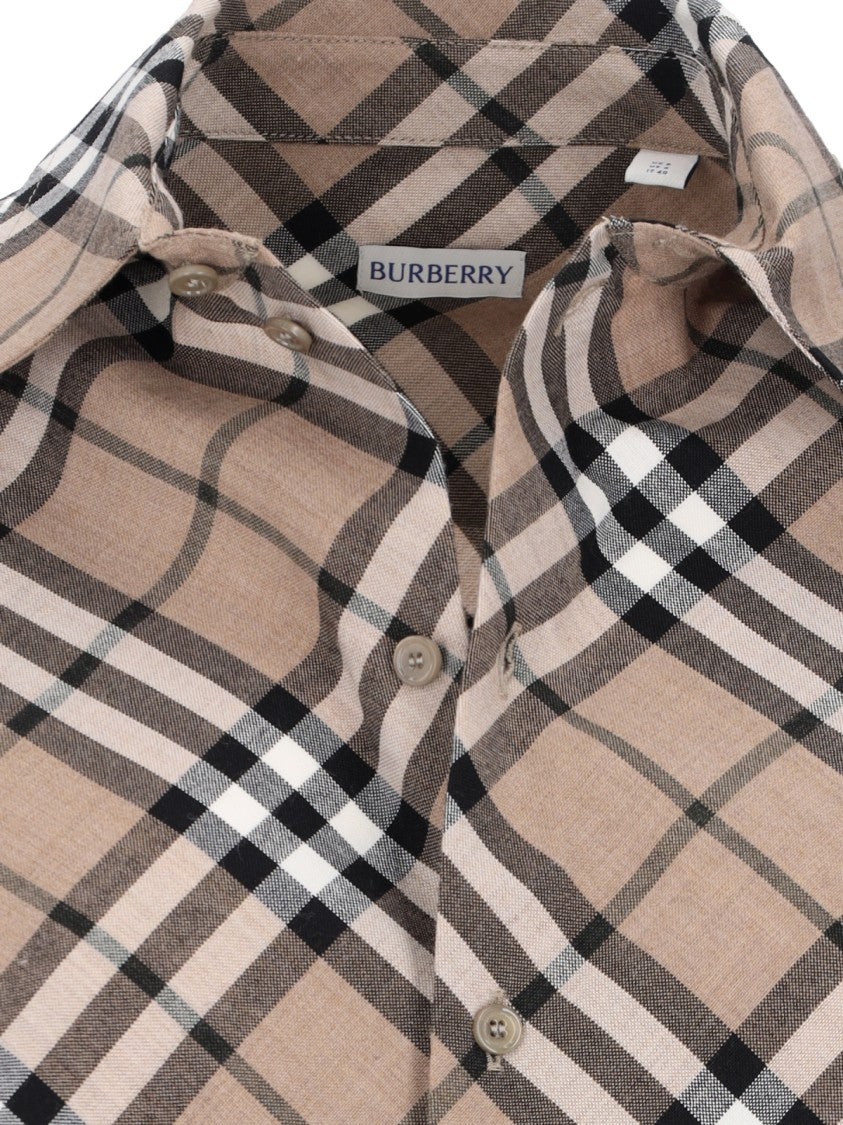 "Check" Shirt – Brown