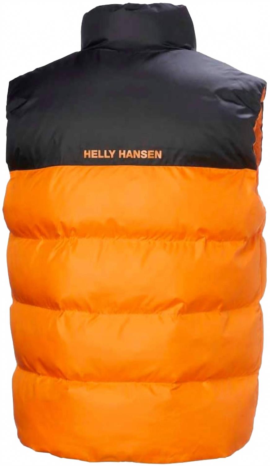 Active Puffy Vest In Papaya