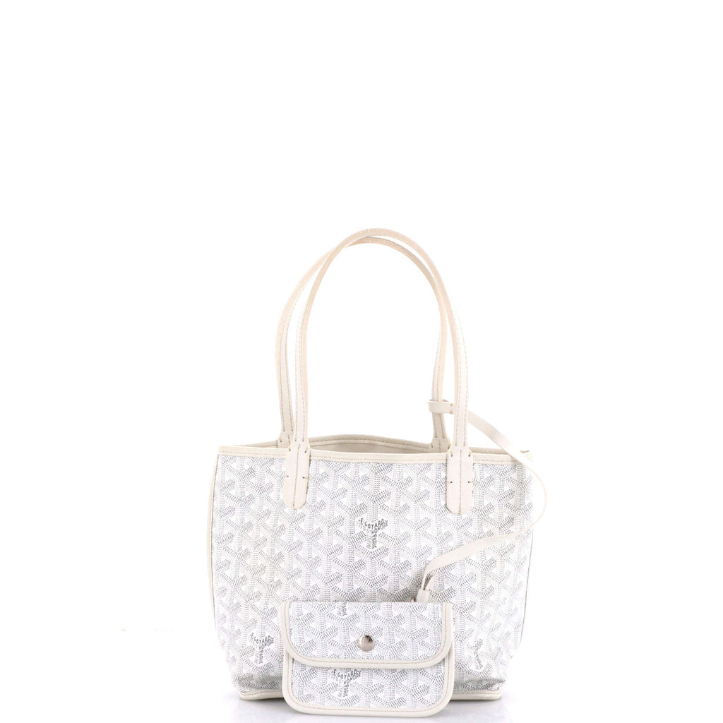 Anjou Reversible Tote Coated Canvas Mini