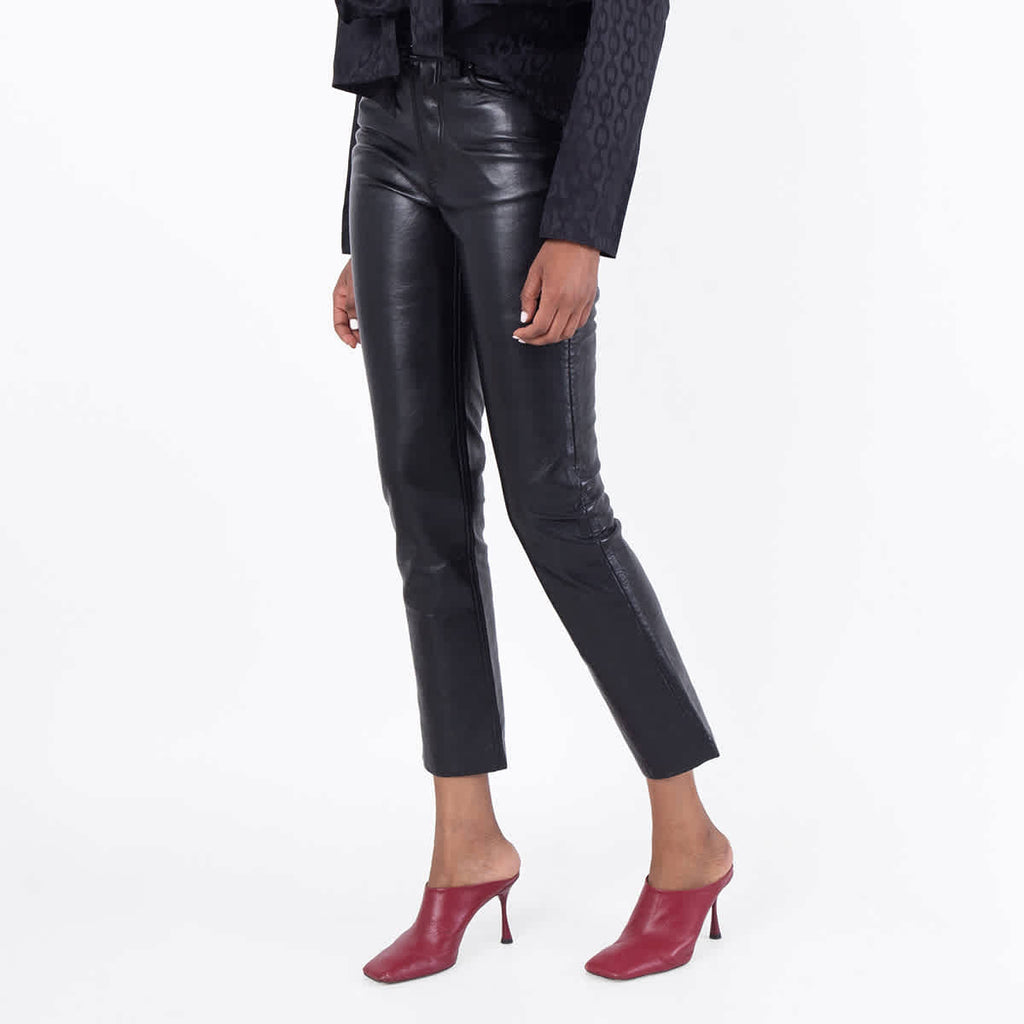 Anine Bing Bruno Faux Leather Pants