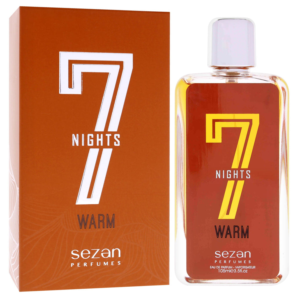 7 Nights - Warm by Sezan for Unisex - 3.3 oz EDP Spray