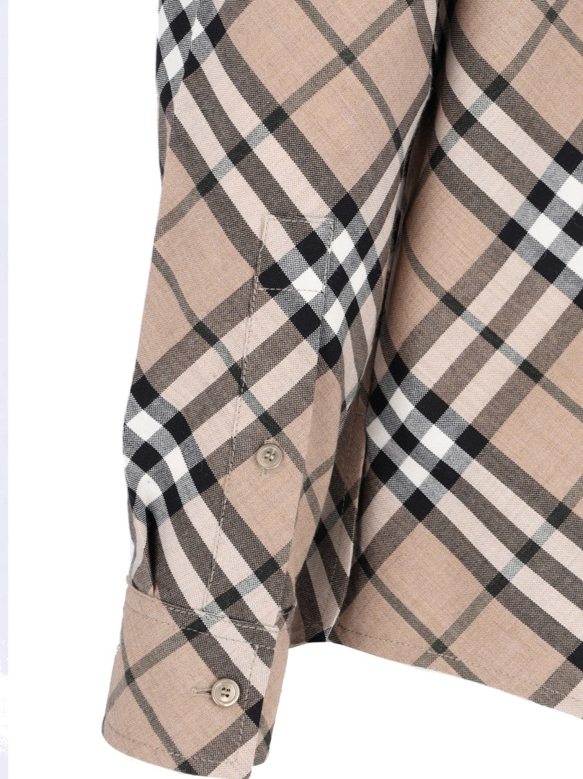 "Check" Shirt – Brown