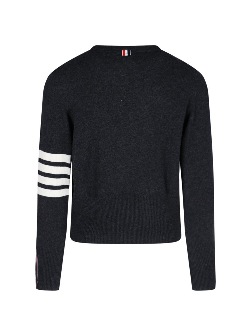 'Loopback 4-Bar' Knit Top – Black