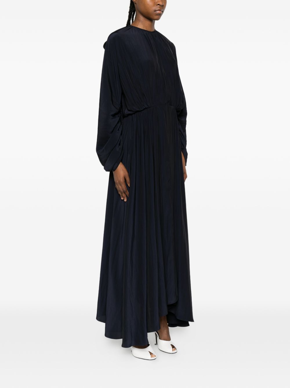Asymmetrical Hemline Maxi Dress